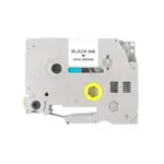 Kompatibilní páska s Brother HGe-651, 24mm x 8m, černý tisk / žlutý podklad, vysokorychlostní