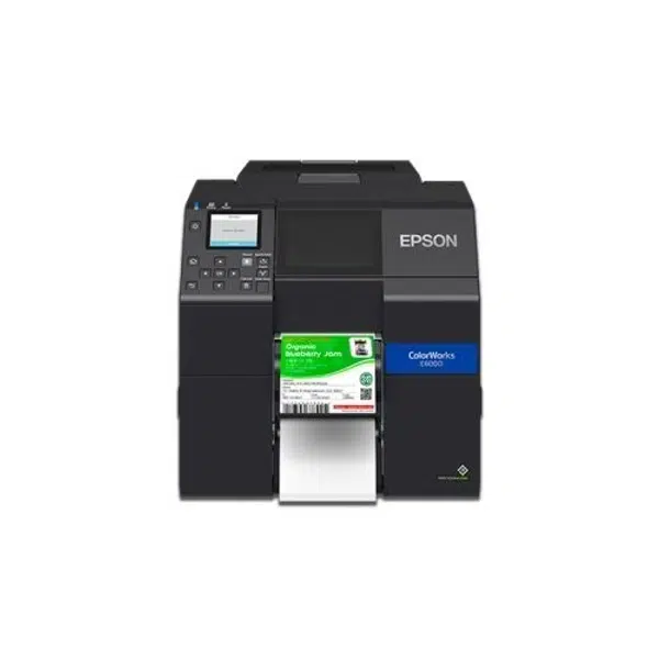 Epson ColorWorks C6000Ae C31CH76102, barevná tiskárna štítků, cutter, disp., USB, Ethernet, black