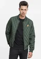 Diamond Quilt Nylon jacket olive