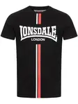 LONSDALE Tričko 'Altandhu'  grenadínová / čierna / biela