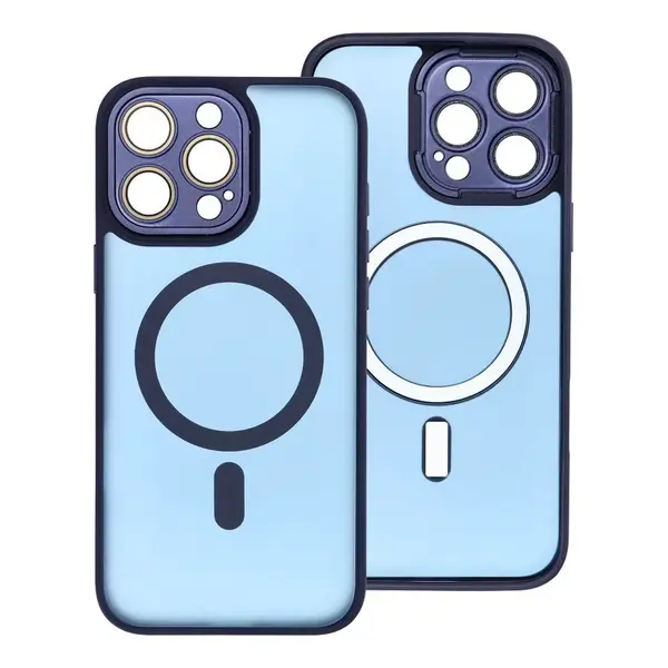 Zadní kryt VARIETE MAG COVER Case compatible with MagSafe pro Apple iPhone 12 Pro, modrá