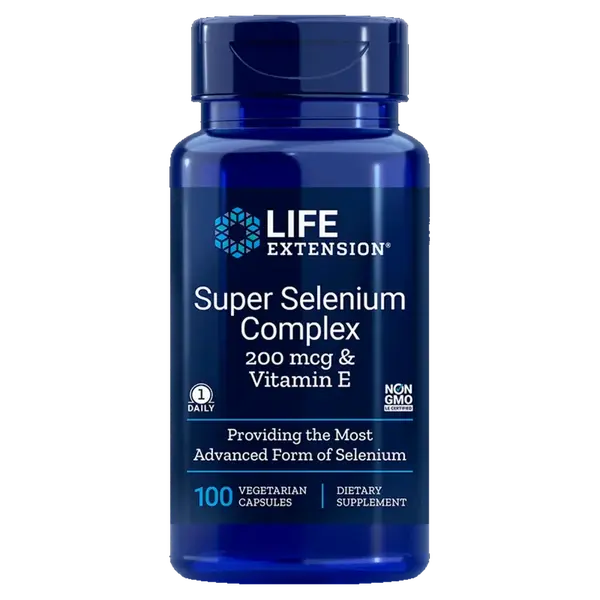 Life Extension Super Selenium Complex & Vitamin E - 100 kapslí
