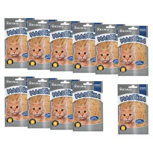 Akinu MASÍČKA Kuřecí řezanky pamlsek pro kočky 11 x 50 g