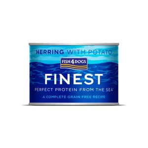 Fish4Dogs Konzerva pro psy Finest sleď s bramborami 185 g