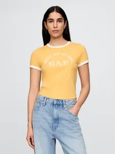 GAP Dámské Crop tričko s logem 749366-00 Velikost: XXL