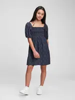 GAP Dětské šaty woven smocked dress - Holky