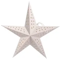 Závěsná dekorace hvězda o60cm 10 led mix 47379