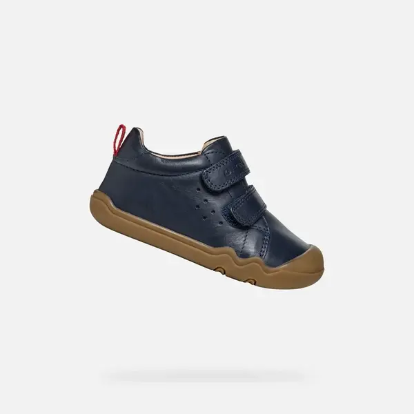 Dark blue boys' sneakers Geox Steppieup - Boys