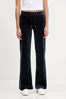 Velurové teplákové kalhoty Juicy Couture Monogram Lisa