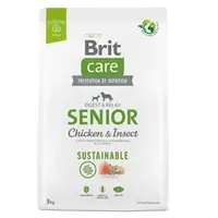 Brit Care Dog Sustainable Senior Chicken & Insect 3 kg | Granule pro psy