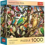 Trefl Puzzle 1000 Barevní sklenění ptáci