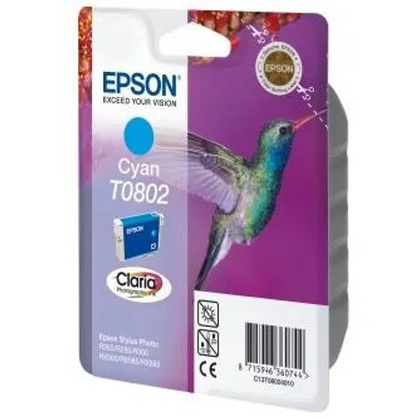 Epson T08024011 azurová (cyan) originální cartridge