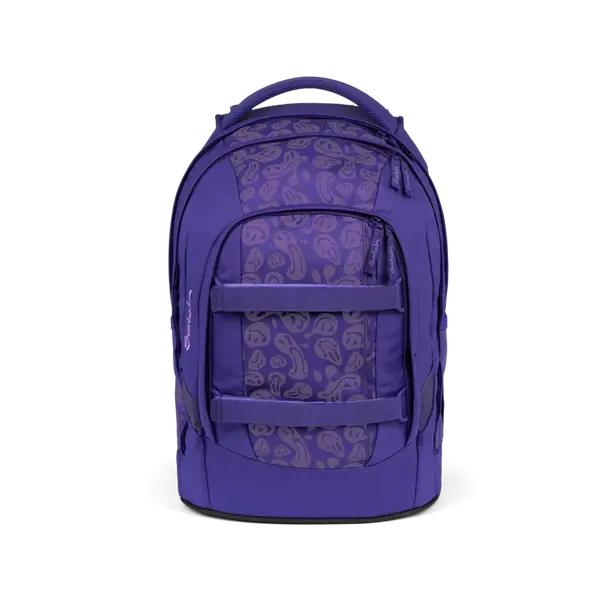 Študentský batoh Ergobag Satch Pack – Bright Faces - reflexný