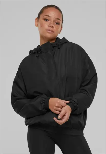 Women's Recycled Oversized Jacket - Black