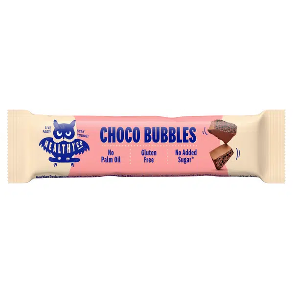 HEALTHYCO Bubbly milk chocolate bar čokoládová tyčinka 30 g