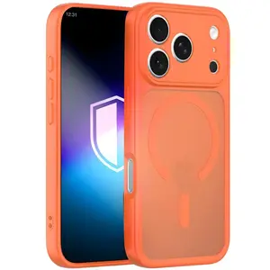 3mk Misty MagCase puzdro pre Apple iPhone 17 Pro Max/iPhone 18 Pro Max - Oranžová