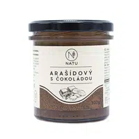 NATU Arašídový krém s hořkou čokoládou 300 g