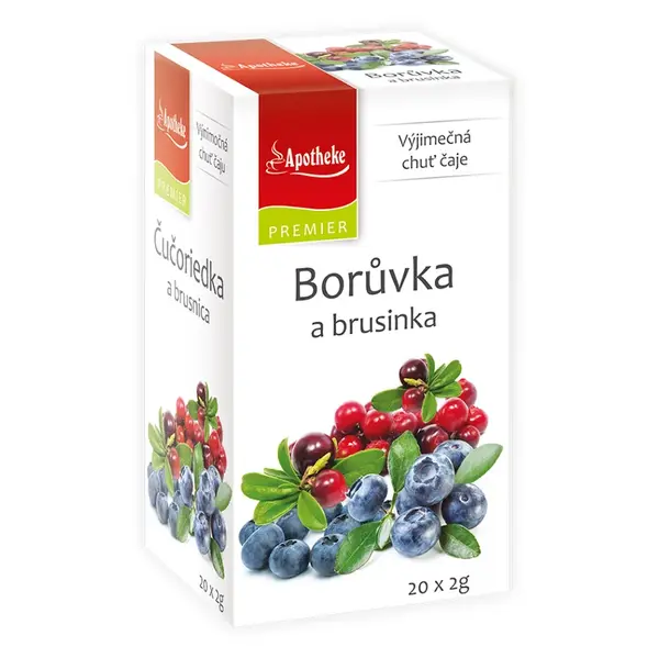 APOTHEKE Borůvka a brusinka 20 sáčků