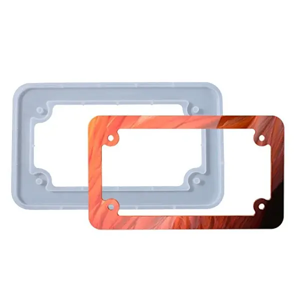 License Plate Frame Silicone Molds