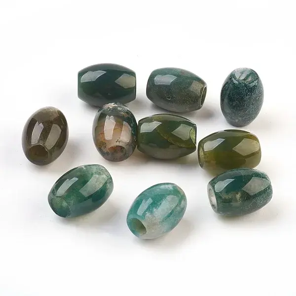 Natural Indian Agate European Beads