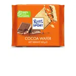 RITTER SPORT Mléčná čokoláda s oplatkou 100 g