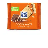 RITTER SPORT Mléčná čokoláda s oplatkou 100 g