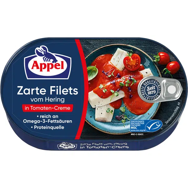 APPEL Filety ze sleďů v rajčatové omáčce 200 g