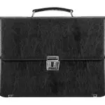 Pánská aktovka REAbags 8002 Black/Nickel