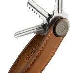 Klíčenka Orbitkey Crazy Horse Chestnut Brown with Brown Stitching