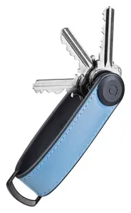 Klíčenka Orbitkey Hybrid Leather Lake Blue