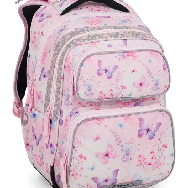 Batoh do školy Bagmaster DOPI 25 A Butterflies