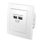 Zásuvka USB LTC LX62U White
