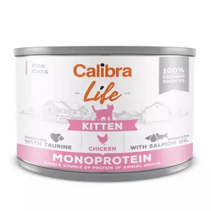 CALIBRA Life konzerva kitten chicken pro koťata 200 g