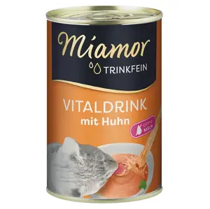 MIAMOR Vital drink kuřecí nápoj pro kočky 135 ml