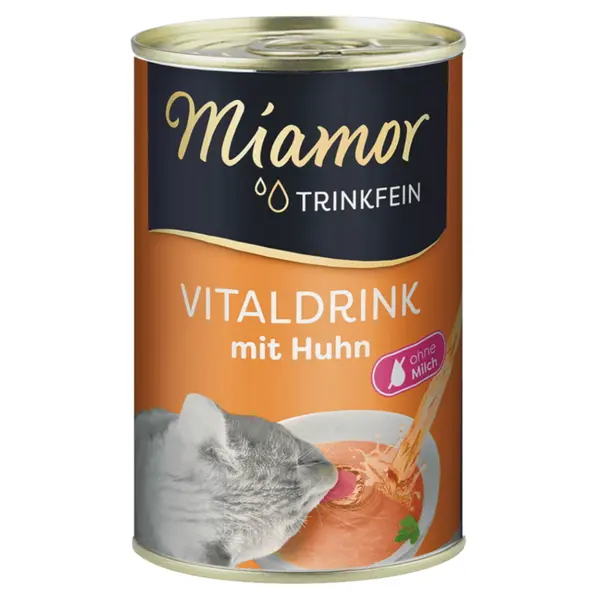 MIAMOR Vital drink kuřecí nápoj pro kočky 135 ml