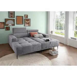 P & B POHOVKA BIG SOFA, textil, tmavě šedá