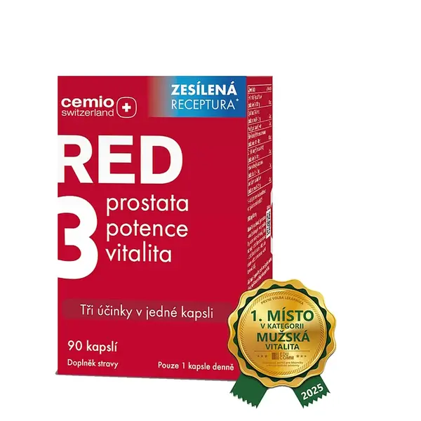 CEMIO RED3 zesílená receptura 90 kapslí