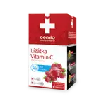 Cemio malinová lízátka s vitaminem C, 6 kusů, bez cukru