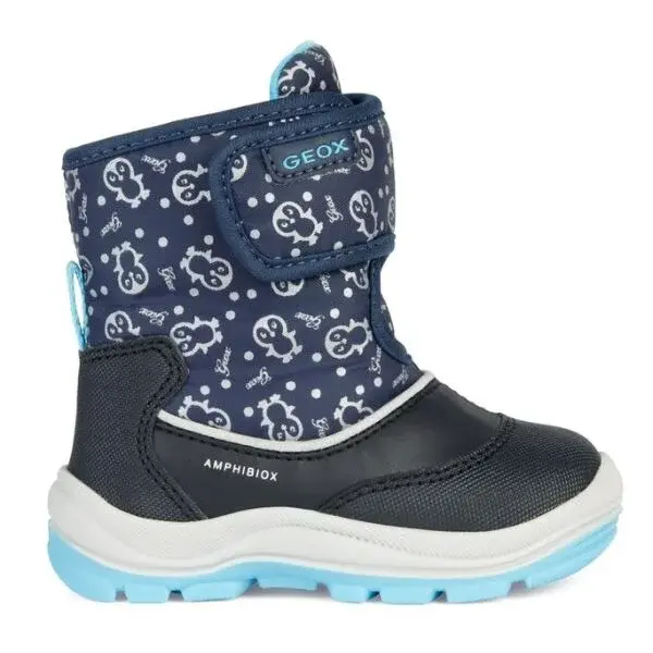 Geox FLANFIL GIRL B 20-23 EU Dívčí kotníkové boty, modrá, velikost