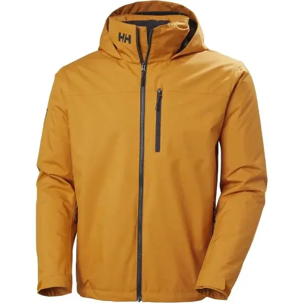 Helly Hansen CREW HOODED MIDLAYER Pánská jachtařská bunda, žlutá, velikost