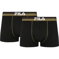 Fila MAN BOXERS 2 PACK Pánske boxerky, čierna, veľkosť