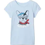 GAP V-JUN Dívčí tričko, světle modrá, velikost