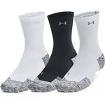 Under Armour AD PRO 3PK MID Unisex ponožky, černá, velikost L