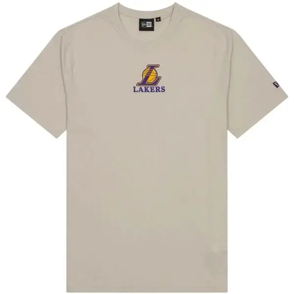New Era LA LAKERS NBA Pánské triko, šedá, velikost
