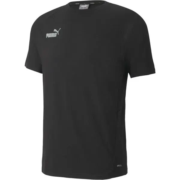 Puma TEAMFINAL CASUALS TEE Pánské triko, černá, velikost
