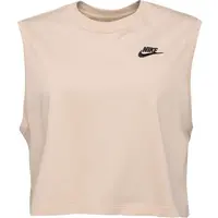Nike SPORTSWEAR CLUB Dámské tílko, béžová, velikost