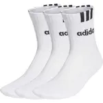 adidas 3-STRIPES LINEAR 3P Ponožky, bílá, velikost