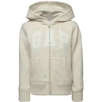 GAP FULLZIP LOGO Dívčí mikina, béžová, velikost
