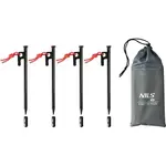 NILS CAMP NC1727 Stanové kolíky, černá, velikost