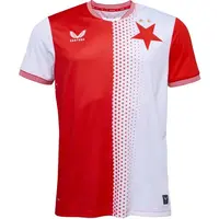CASTORE SLAVIA PRAGUE PRO HOME SS SHIRT Pánský fotbalový dres, bílá, velikost